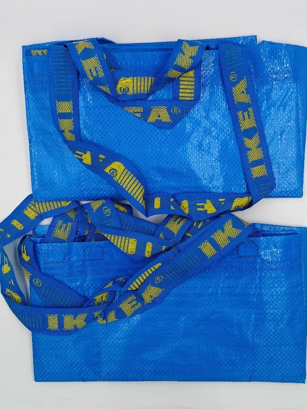 Set of 2 IKEA Frakta Large Blue Shopping Bags 19 Gal (21.75